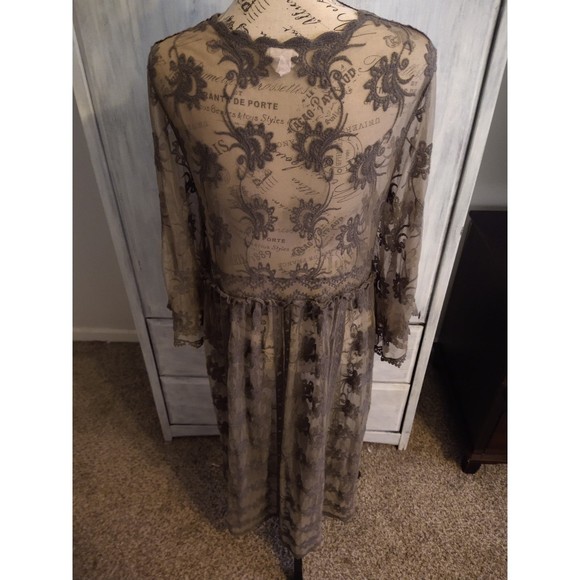 NATURAL LIFE Sheer Brown Cardigan - Picture 8 of 12